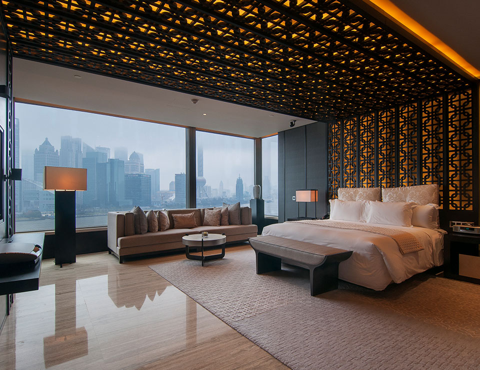 Luxury hotel with city view